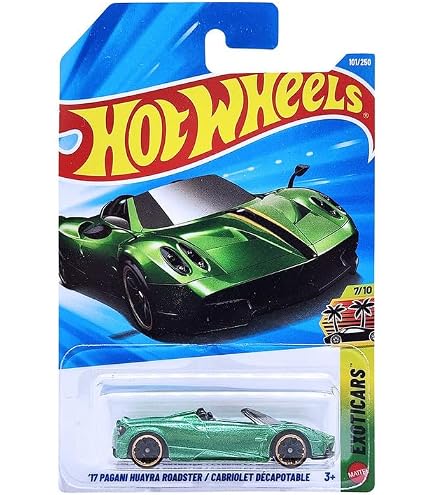 Hot Wheels '17 Pagani Huayra Roadster, Roadsters 2/10 [Blue